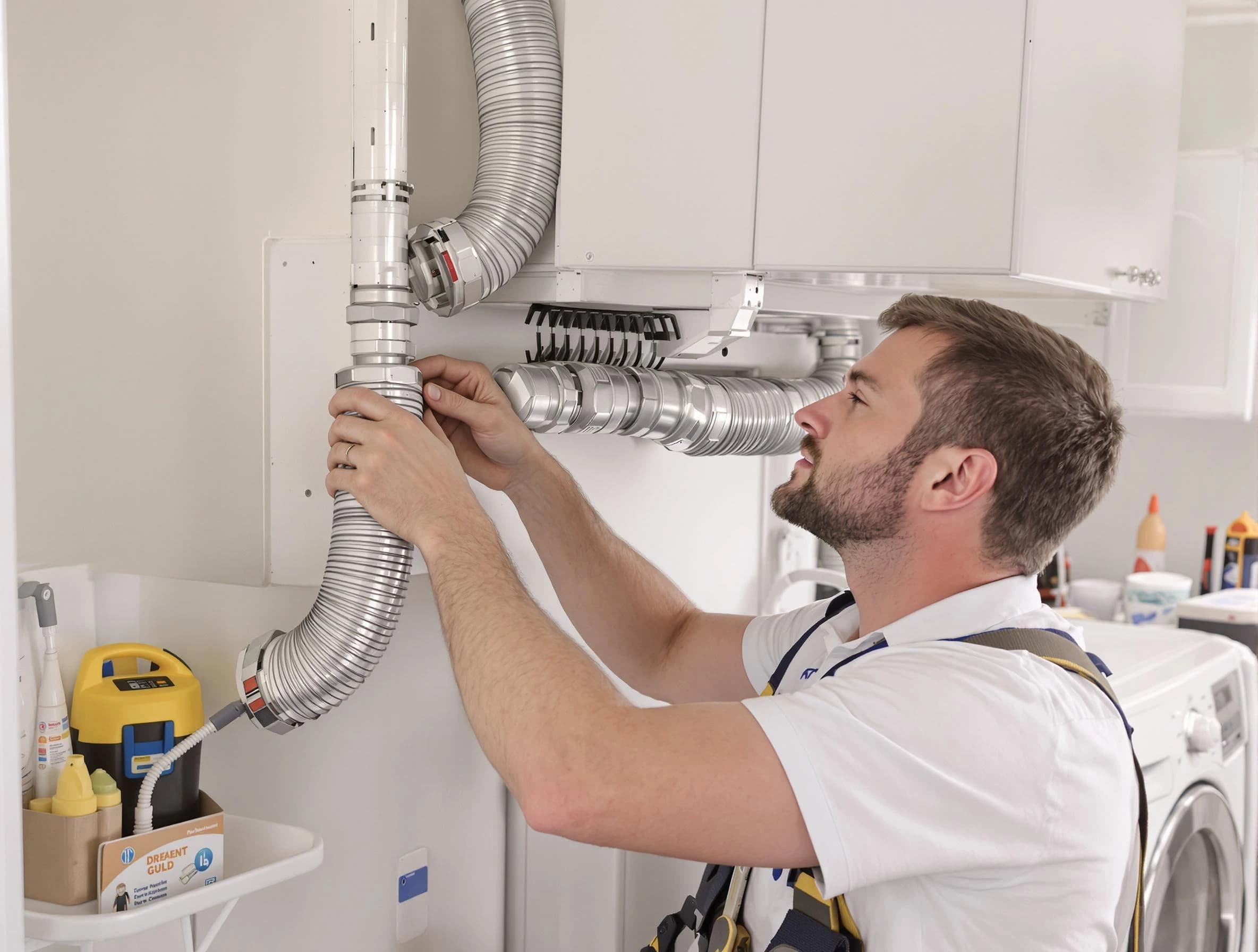 Professional dryer vent repair and installation by Danvers Dryer Vent Cleaning in Danvers