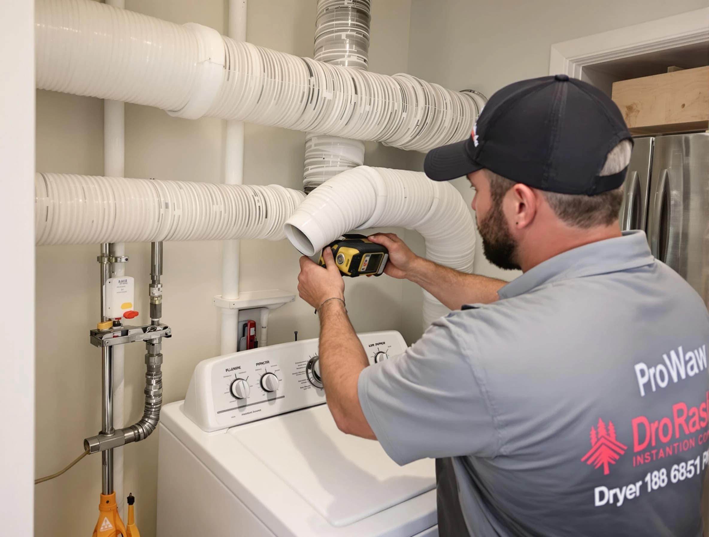 Professional dryer vent hose installation by Danvers Dryer Vent Cleaning in Danvers
