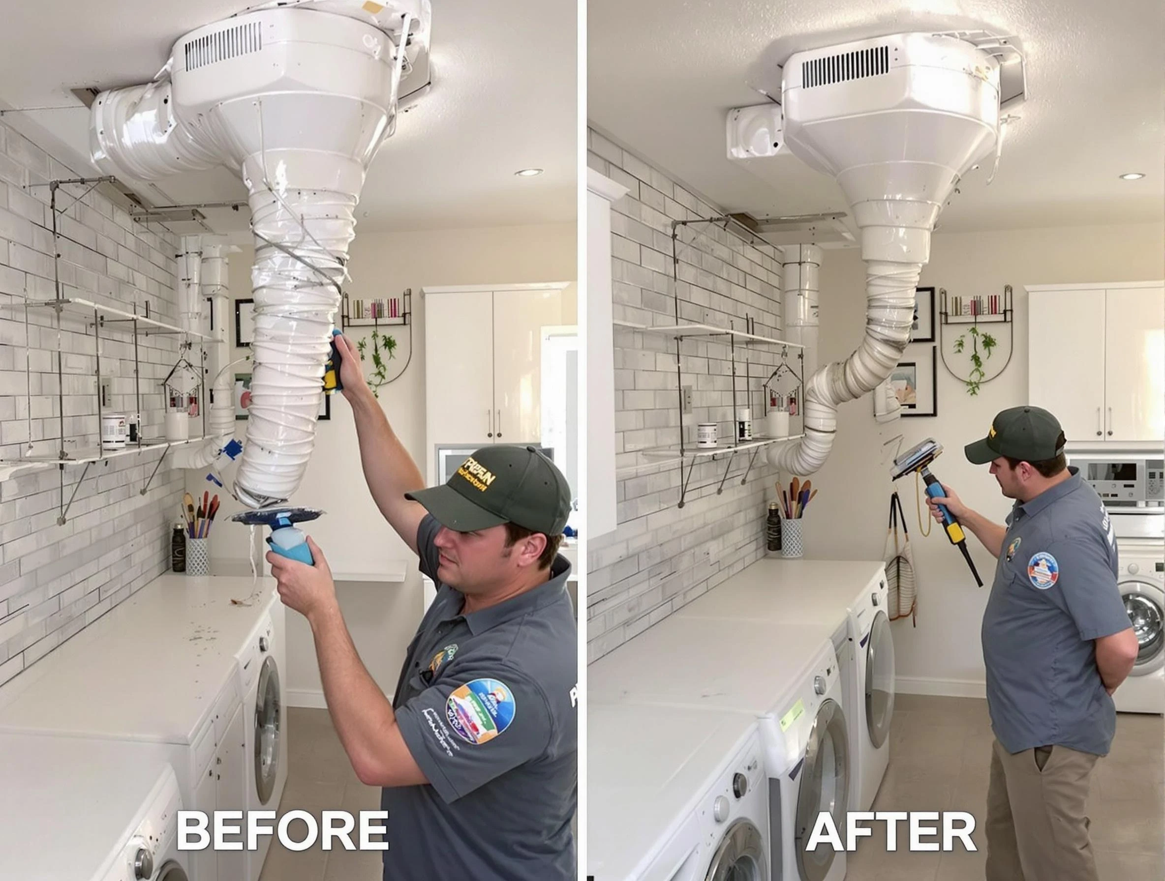 Professional dryer exhaust vent cleaning by Danvers Dryer Vent Cleaning in Danvers