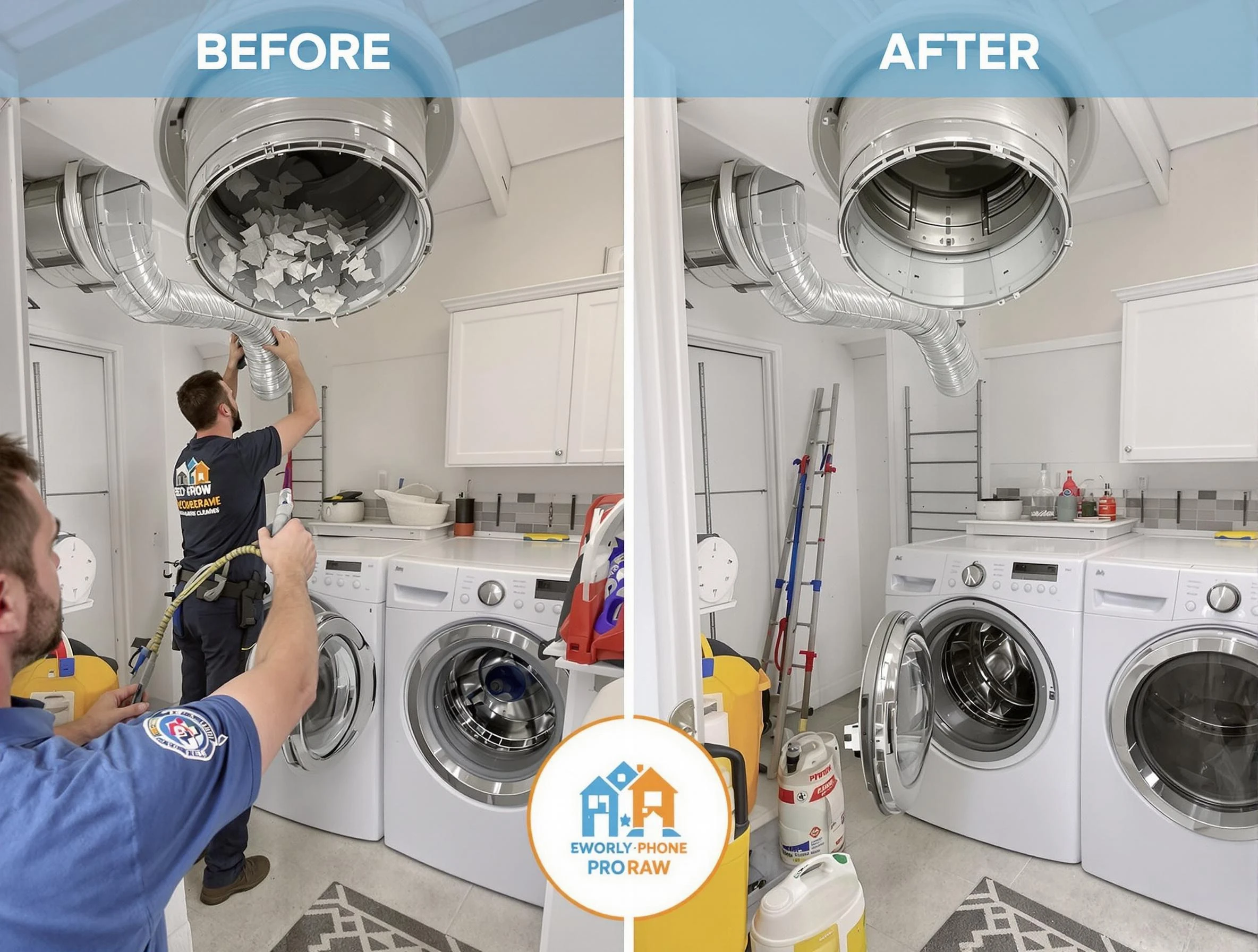 Residential dryer vent cleaning by Danvers Dryer Vent Cleaning in Danvers